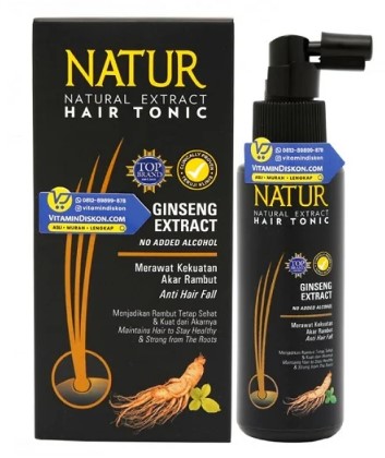 Natur Hair Tonic Ginseng Extract